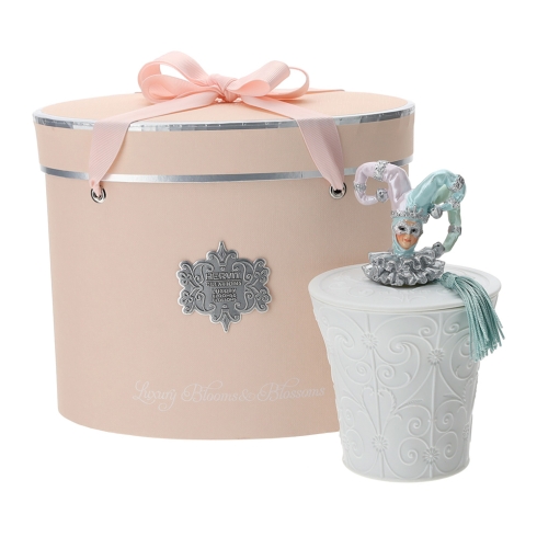 Cappelliera rosa luxury con candela profumata Jolly - Hervit